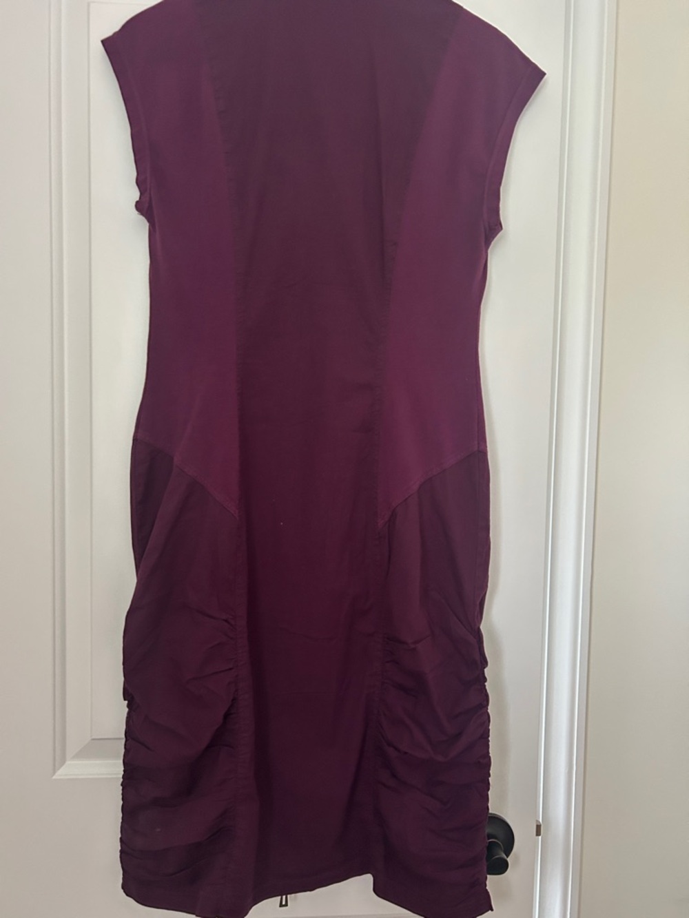 XCVI Sleeveless Zip-Front Midi Dress in Plum - Picture 5 of 5